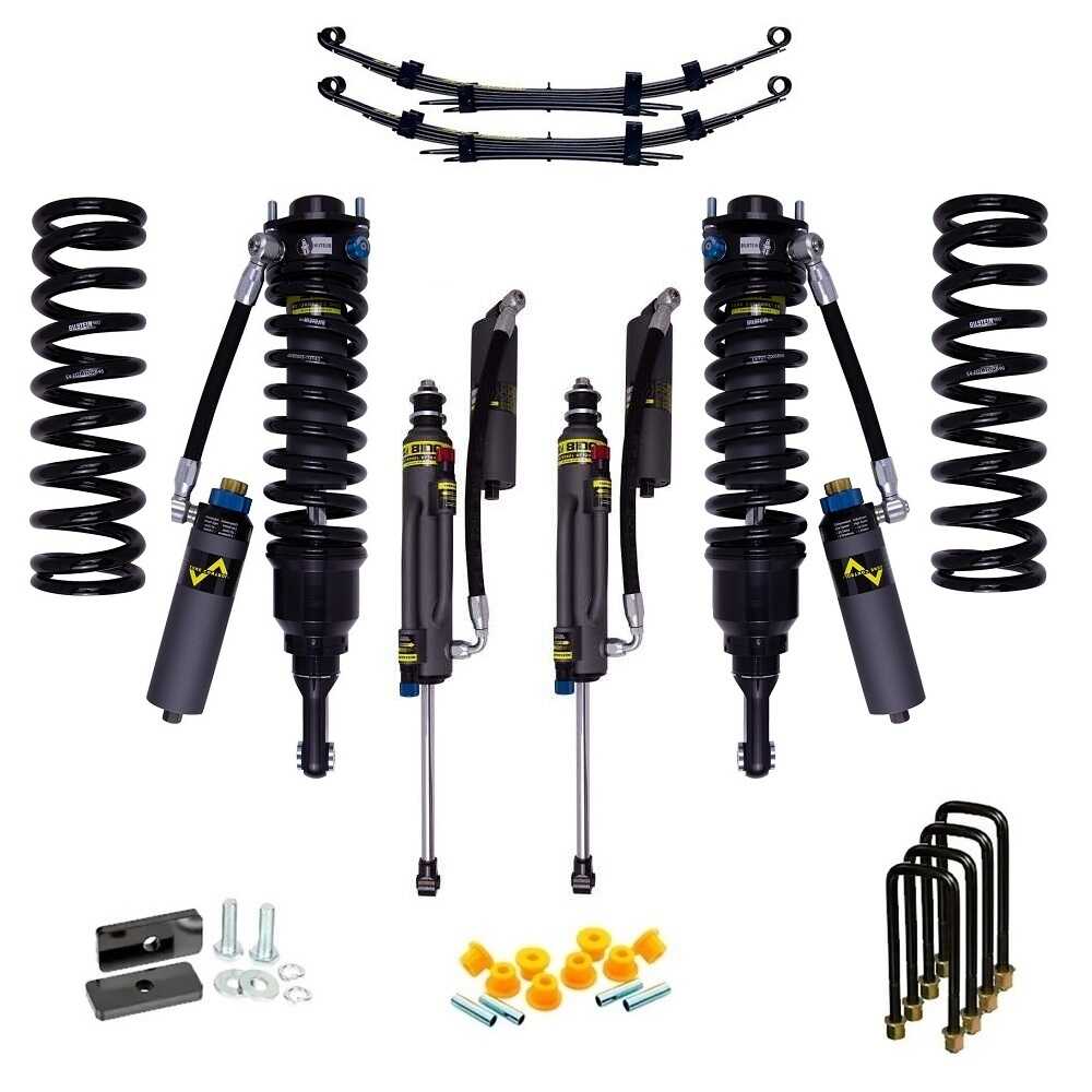 Bilstein B8 8112 0.6-2.5 inch Tacoma (05-23) Lift Kit w/ OME Leaf Springs -  ZoneControl CR DSA+ / B8 8100 (Bypass) / Heavy Load