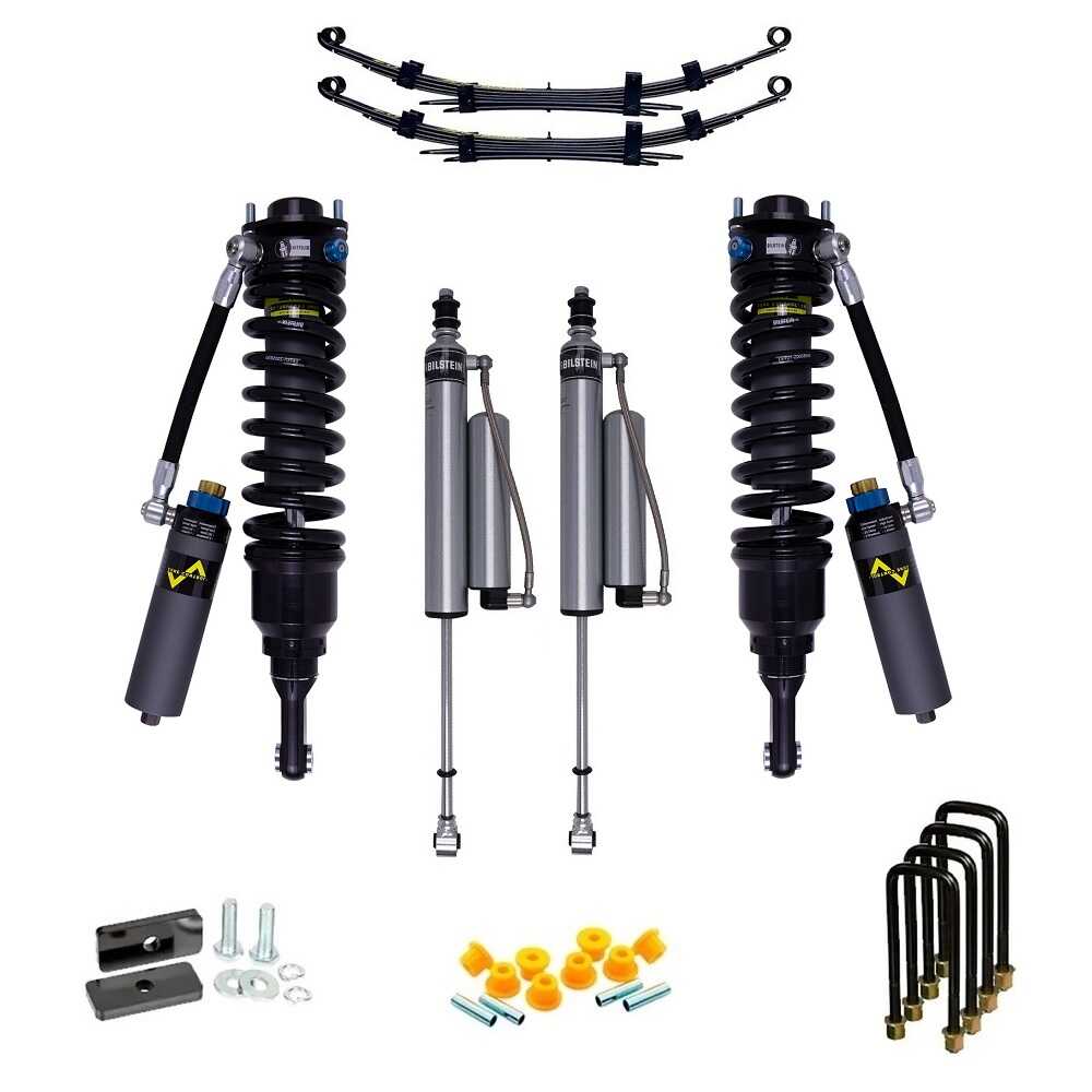 Bilstein B8 8112 0.6-2.5 inch Tacoma (05-23) Lift Kit w/ OME Leaf 