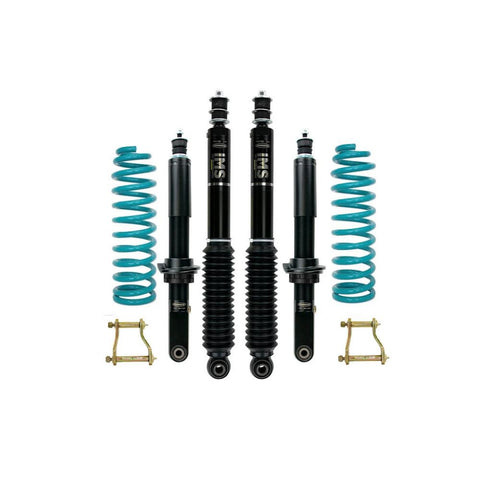 2 inches / Medium (60-110 lbs) / Rear Extended Shackles