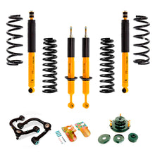 Load image into Gallery viewer, A suspension kit featuring the OME 3 inch Lift Kit for 4Runner (10-23) from Old Man Emu, including Nitrocharger shocks, providing increased ground clearance.