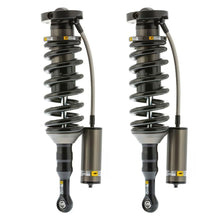 Load image into Gallery viewer, A pair of OME BP-51 Front Coilover BP5190003L (LH) shock absorbers with remote reservoirs for the Toyota Tacoma.