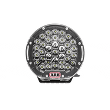 Load image into Gallery viewer, An ARB Intensity Solis Lighting Kit + Wiring Loom (SPOT/SPOT) SJB36S / SJBHARN with adjustable bracket on a white background.