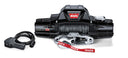 Warn Zeon 8-S Winch 89305 with synthetic Spydura rope, convertible control pack, and polished aluminum hawse fairlead