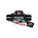 Warn Zeon 12-S Winch 95950 with 12,000 lb capacity, synthetic rope, heavy-duty motor, and remote control for off-road vehicles.