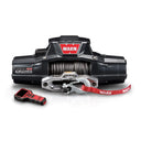 Warn Zeon 10-S Platinum Winch 92815 with 10,000 lbs line pull, synthetic Spydura rope, aluminum hawse fairlead, and wireless remote control