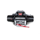 Warn Zeon 10 Winch 88990 with series-wound motor, planetary gear train, synthetic rope, clutch lever, and convertible control pack