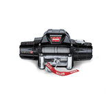 Warn Zeon 8 Winch 88980 heavy-duty off-road winch with satin black powder coat, stainless steel fasteners, and clutch lever