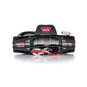 Warn VR EVO 12-S Winch 103255 with high-performance series-wound motor, planetary gear train, synthetic rope, and waterproof housing