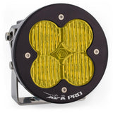 Baja Designs XL R Pro Spot Wide Cornering LED Light Pods - Amber with heavy-duty bracket for precise off-road vehicle lighting