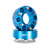 Mudify Borne Off-Road Wheel Spacers - 6x139.7 - 95.1 - 50 - M14 - Blue 2" for enhanced track width and fitment precision