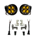 Baja Designs 2016+ Toyota RAV4 Squadron Fog Light Pocket Kit -Amber with heavy-duty mounts and wiring connectors