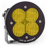 Baja Designs XL R Sport Wide Cornering Spot LED Light Pods - Amber with heavy-duty adjustable mounting bracket and high-performance optics