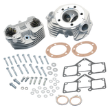 S&S Cycle Super Stock 3-5/8in Bore O-Ring Style Single Plug Cylinder Head Kit - Natural
