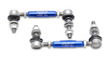 SuperPro 03-24 4runner/FJ Cruiser/GX470/GX460/Tacoma Base Front HD Adjustable End Link Set in blue anodized steel