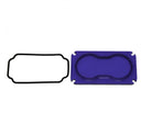 Baja Designs S2 Series Replacement Lens Kit - Blue polycarbonate lens with flexible black rubber gasket seal for off-road LED lights