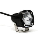 Baja Designs S1 Spot LED Light w/ Mounting Bracket Single with hex lens and black anodized housing for off-road lighting