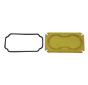 Baja Designs S2 Spot Lens Kit - Amber with flexible rubber gasket seal for high-performance off-road LED spot light protection