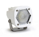 Baja Designs LED Light Pods S1 Work/Scene White Single with heavy-duty aluminum housing and hexagonal polycarbonate lens for off-road use