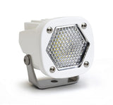 Baja Designs LED Light Pods S1 Work/Scene White Single with heavy-duty aluminum housing and hexagonal polycarbonate lens for off-road use