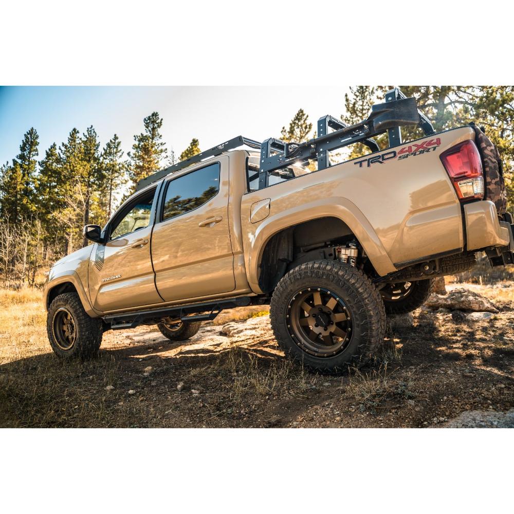 Falcon Sport Tow/Haul & Spacer 0-2.25 inch Lift Kit for Tacoma (05-23) - Non-TRD Pro installed on lifted beige 2023 Toyota Tacoma outdoors