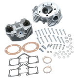 S&S Cycle 79-84 BT Super Stock 3-5/8in Bore Band Style Single Plug Cylinder Head Kit - Natural