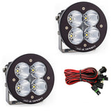 Baja Designs XL R Sport Series High Speed Spot Pattern Pair LED Light Pods with wiring and adjustable mounts for off-road vehicles