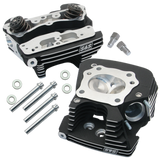 S&S Cycle 99-05 BT Super Stock 79cc Cylinder Head Kit - Wrinkle Black