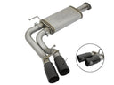 aFe Rebel Exhausts Cat-Back SS 16 Toyota Tacoma V6-3.5L w/ Black Tips stainless steel dual outlet system