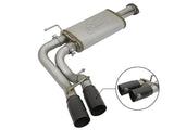 aFe Rebel Exhausts Cat-Back SS 16 Toyota Tacoma V6-3.5L w/ Black Tips stainless steel dual outlet system