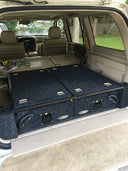 Dobinsons Wing Kit For Rear Drawers - TOYOTA LAND CRUISER 100 SERIES & LEXUS LX470 WITH REAR A/C - DW59-023K robust steel frame with marine carpeted plywood drawers