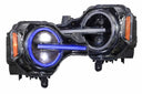 Mudify 21-26 Ford Bronco XRGB LED Headlights with blue halo lighting