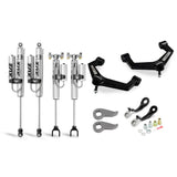 Cognito 3 Inch Premier Leveling Kit with Fox PSRR 2.0 Shocks for 20-25 Silverado/Sierra 2500/3500 2WD/4WD suspension components including control arms and adjusters
