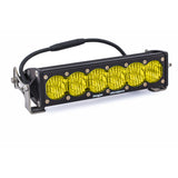 Baja Designs OnX6 Wide Driving 10in LED Light Bar - Amber with black aluminum housing and sealed optics for off-road lighting