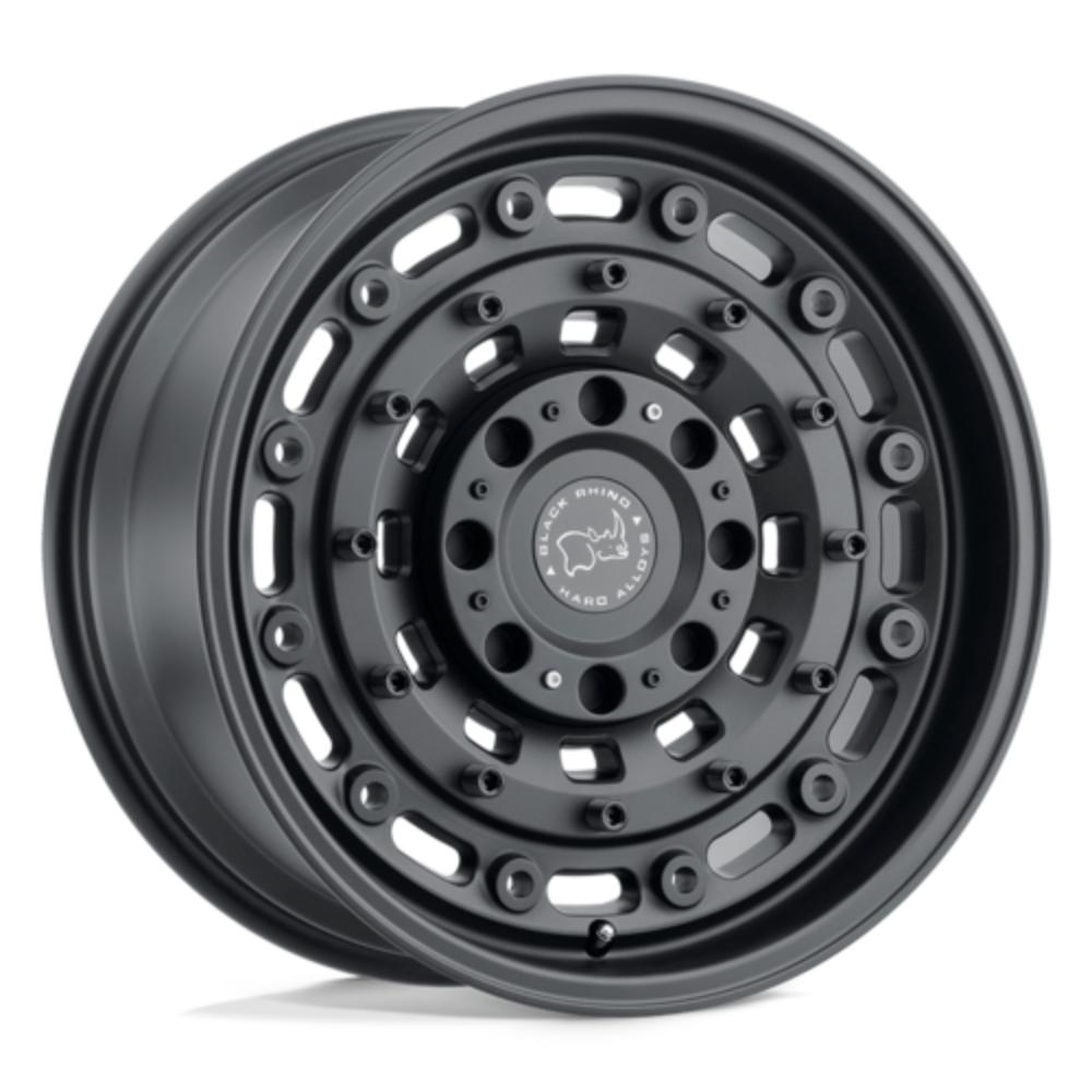 Black Rhino Arsenal - 16X8 -10mm - Matte Black cast aluminum wheel with 6x139.7 bolt pattern for off-road 4x4 vehicles