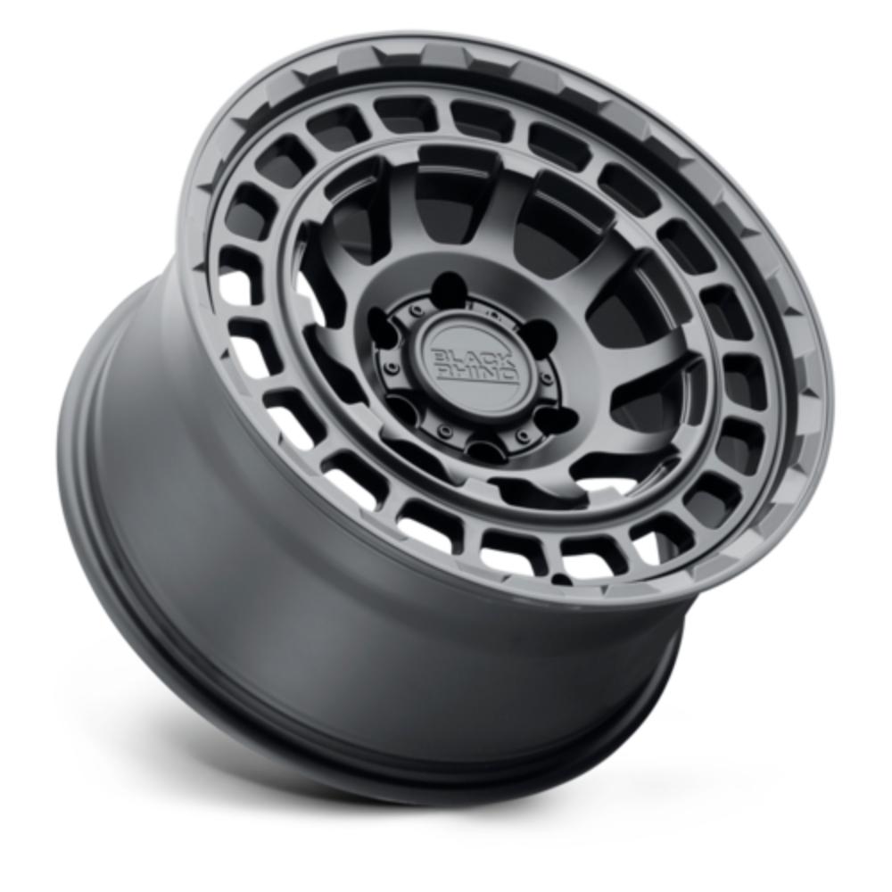 Black Rhino Chamber - 16X8 -10mm - Matte Black cast aluminum off-road wheel with 6X139.7 bolt pattern for 4x4 vehicles