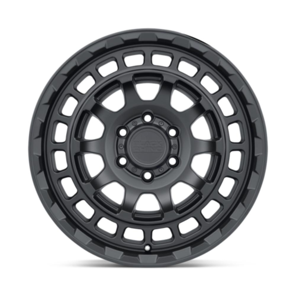Black Rhino Chamber - 16X8 -10mm - Matte Black cast aluminum 16-inch wheel 6x139.7 bolt pattern for off-road 4x4 vehicles