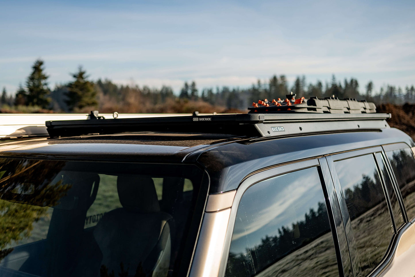 ARB BASE Rack 72x45 1770010 extruded aluminum roof rack with dovetail mounting for off-road accessory attachment