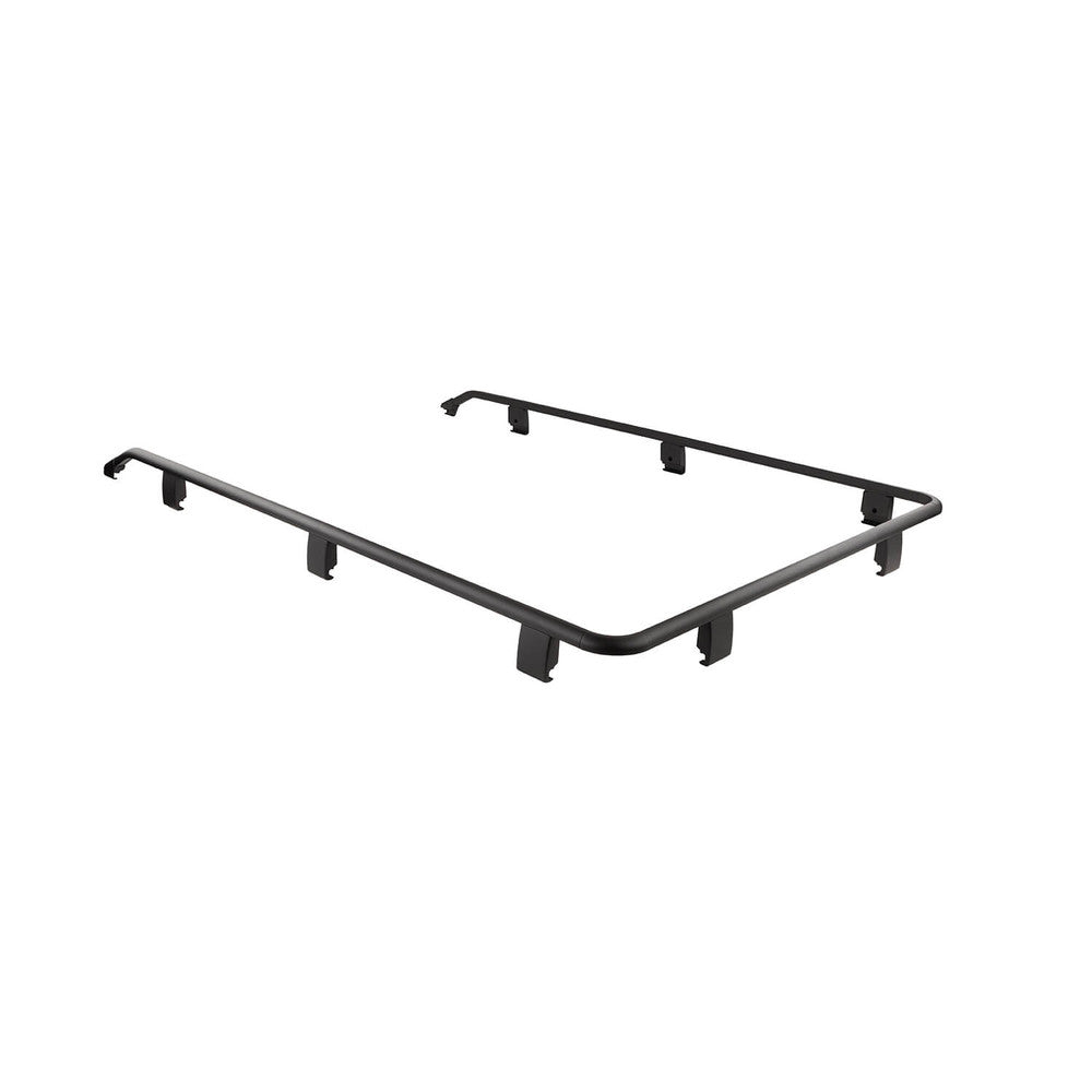 ARB Base Roof Rack Front Rail 1780060 heavy-duty black powder-coated steel with cast aluminum upright clamps and corner caps