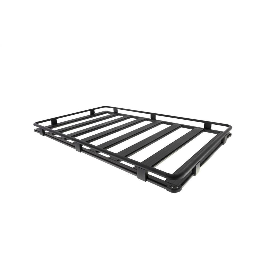 ARB Base Roof Rack Full Rail 1780070 heavy-duty black powder-coated steel with cast aluminum clamps and corner caps assembly