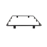 ARB BASE Rack Guard Rail 1780080 heavy-duty black steel frame with cast aluminum corners for off-road vehicle roof racks