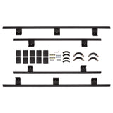 ARB BASE Rack Guard Rail 1780080 heavy-duty black steel rails with cast aluminum corner caps and mounting hardware kit