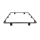 ARB BASE Rack Guard Rail 1780090 heavy-duty black steel frame with cast aluminum corner caps for off-road roof racks