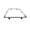 ARB BASE Rack Guard Rail 1780100 heavy-duty black steel frame with cast aluminum corner caps for off-road roof racks