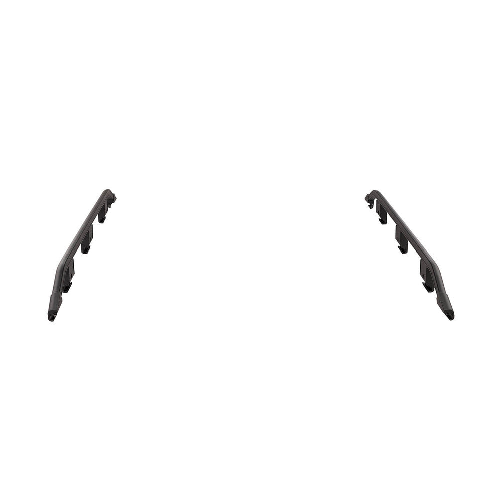 ARB Base Roof Rack Side Rails 1780110 cast aluminum rails with upright clamps and mounting hardware for off-road cargo racks