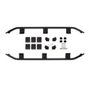 ARB Base Roof Rack Side Rails 1780110 cast aluminum clamps and corner caps with mounting hardware kit for off-road cargo systems