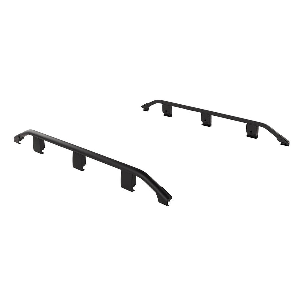 ARB Base Roof Rack Side Rails 1780110 cast aluminum rails with upright clamps and corrosion-resistant mounting hardware