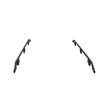 ARB BASE Rack Guard Rail 1780130 heavy-duty black steel side rails with cast aluminum corner caps for off-road roof racks