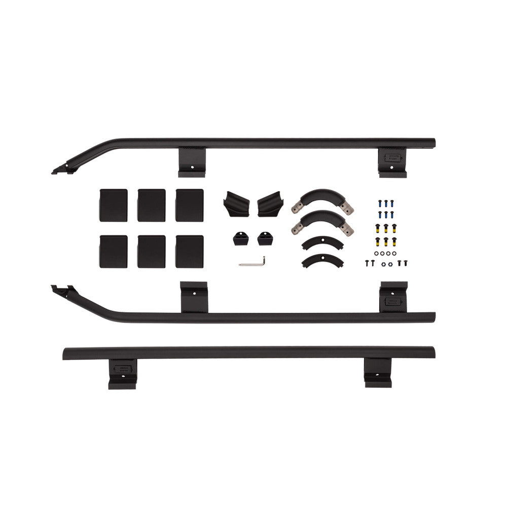 ARB Base Roof Rack Front 45355 Rail 1780140 textured black powder-coated steel with mounting hardware for off-road vehicles