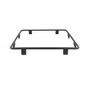 ARB Base Roof Rack Full Rail 1780170 with cast aluminum clamps and corrosion-resistant black powder-coated steel frame for off-road use