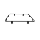 ARB Base Roof Rack Full Rail 1780180 corrosion-resistant black powder-coated steel frame with cast aluminum clamps and corner caps